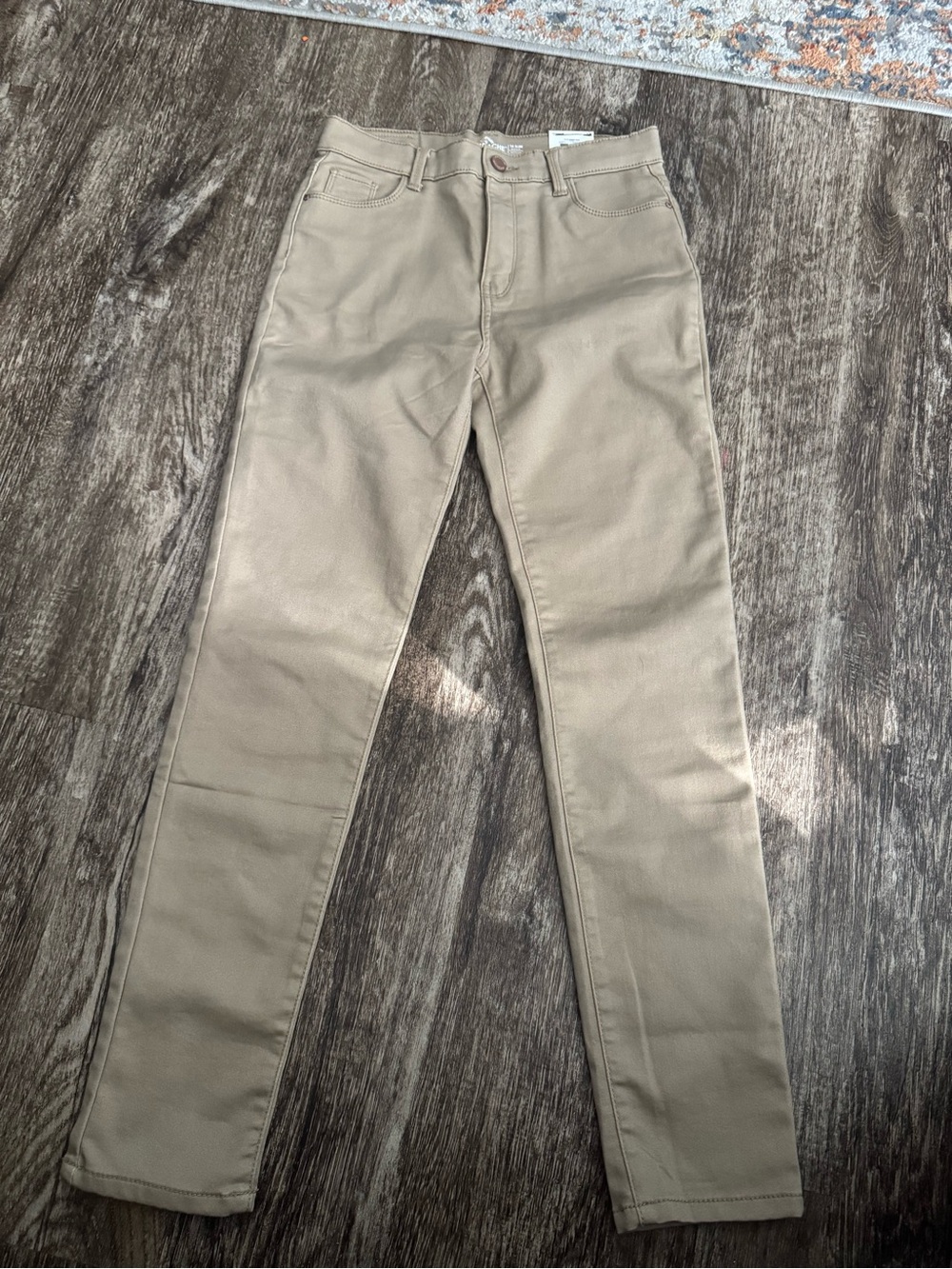 Jordache Slim Straight Jeans in Khaki